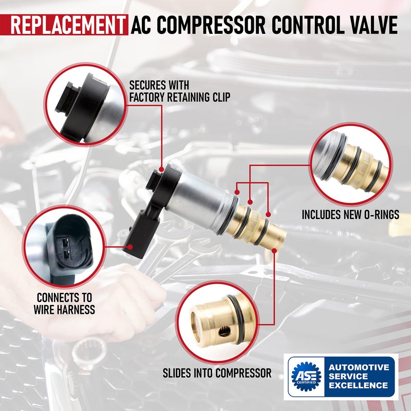 AA Ignition صمام التحكم في ضاغط الهواء متوافق مع طرازات فولكس فاجن وأودي مع ساندي PXE16 PXE14 1K0820803E - VW GTI ، جولف ، باسات ، تيغوان ، جيتا TDI ، A3 - صمام الضغط - Image 4